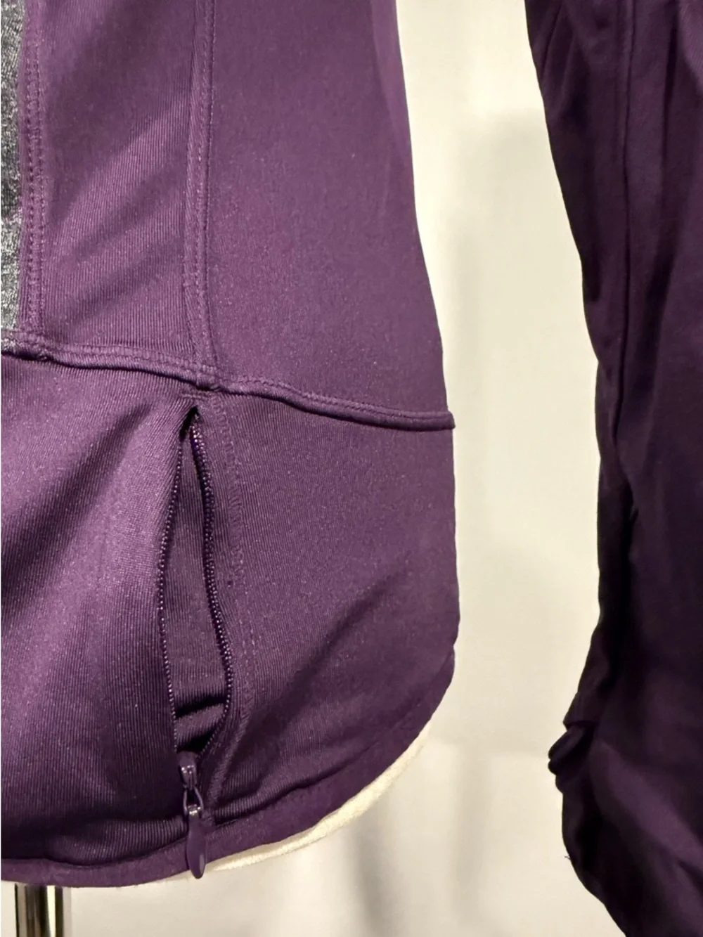 Athleta Purple Ruffle-Front Jacket - Picture 4 of 7